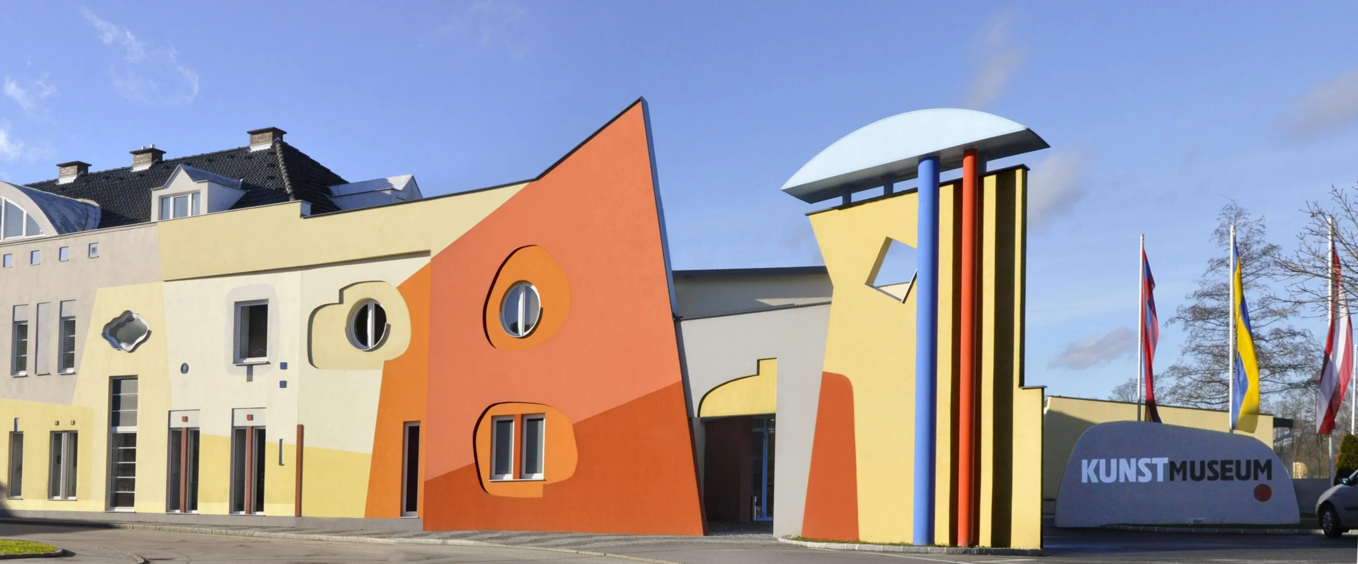 Eingang Kunstmuseum Waldviertel in Schrems